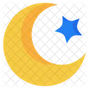 Moon Star Night Icon