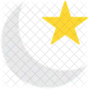 Weather Moon Star Icon