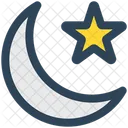 Weather Moon Star Icon