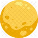 Moon Yellow Crater Icon