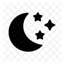 Moon Night Stars Icon