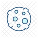 Moon Lunar Science Earth Satellite Icon