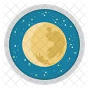 Moon In Telescope Icon