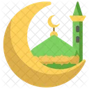Moon Mosque Mosque Holy Place Icon