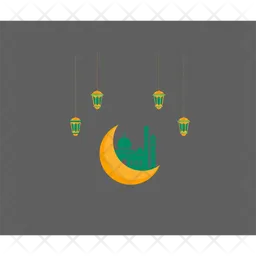 Moon Night Ramadan  Icon