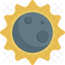 Moon over sun  Icon