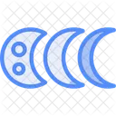 Moon Phases Lunar Cycles Moon S Phases Icon