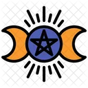Moon Phases Witchcraft Celestial Icon