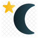 Moon Phases Half Moon Full Moon Icon