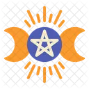 Moon Phases Witchcraft Celestial Icon