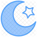 Moon Star Star Night Icon