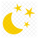 Moon Star Twinkle Shine Icon