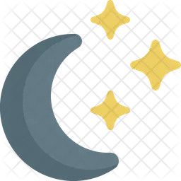 Moon stars  Icon