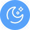 Moon Stars Half Moon Night Icon