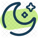 Moon Stars Half Moon Night Icon