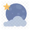 Moon Night Sky Icon