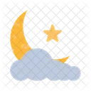 Moon Night Sky Icon