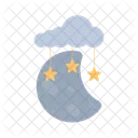 Moon Night Sky Icon