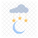 Moon Night Sky Icon