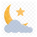 Moon Night Sky Icon