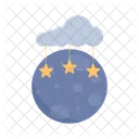 Moon Night Sky Icon
