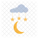 Moon Night Sky Icon