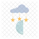 Moon Night Sky Icon