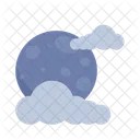 Moon Night Sky Icon