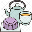 Mooncake Tea Pastry Icon