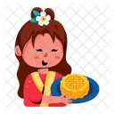 Mooncake Chinese Cake Chinese Dessert Icon