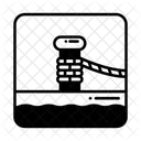 Mooring Line Rope Secure Icon