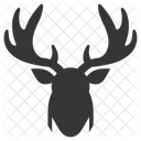 Moose Large Antlers Icon