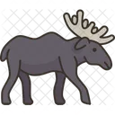 Moose Elk Animal Icon