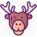 Moose Animal Reindeer Icon