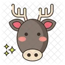 Moose Animal Reindeer Icon