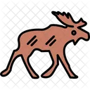 Moose Animal Deer Icon