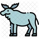 Moose Animal Wildlife Icon