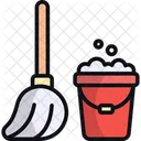 Mop Bucket Housekeeping Icon