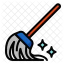 Mop Cleaning Home Icon