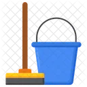 Mop Bucket Bucket Cleaning Icon