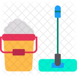 Mop Bucket  Icon