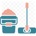 Mop Bucket Bucket Mop Icon