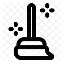Mop Cleaning Floor Icon