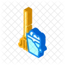 Mop Bucket Isometric Icon
