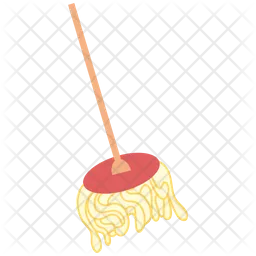 Mop to mopping the floor  Icon