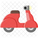 Moped Scooter Motorcycle Icon