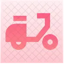 Moped Transport Scooter Icon