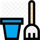 Mopp Reinigung Werkzeug Symbol