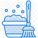 Mopp Reinigung Sauber Symbol