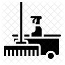 Mopp Reinigungswerkzeuge Flussigkeit Symbol
